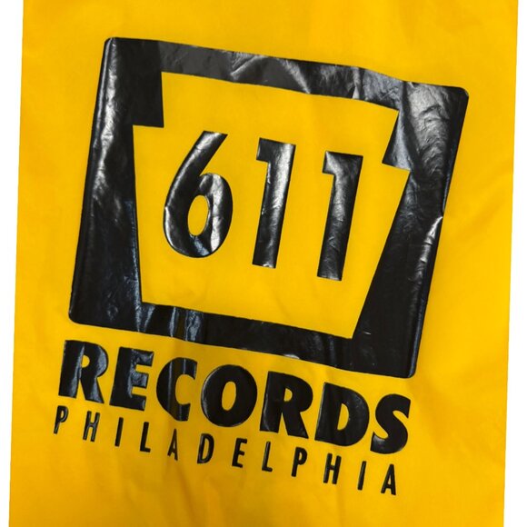 611 Records Philadelphia 1990s Windbreaker Jacket size XL - Picture 5 of 8